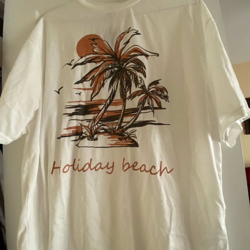Holiday Beach White T-Shirt